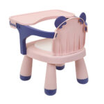 Feeding Chair - Toddler Dining Chair with Tray, Household Small Stools, Multifunctional Lightweight Game Stool with Music for Camping Lawn Beach Travel - Image 6