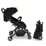 Lightweight Baby Stroller, Travel Pram, Compact One-Hand Foldable Pushchair, Buggy with 5-Point Harness, for Airplane - Image 3